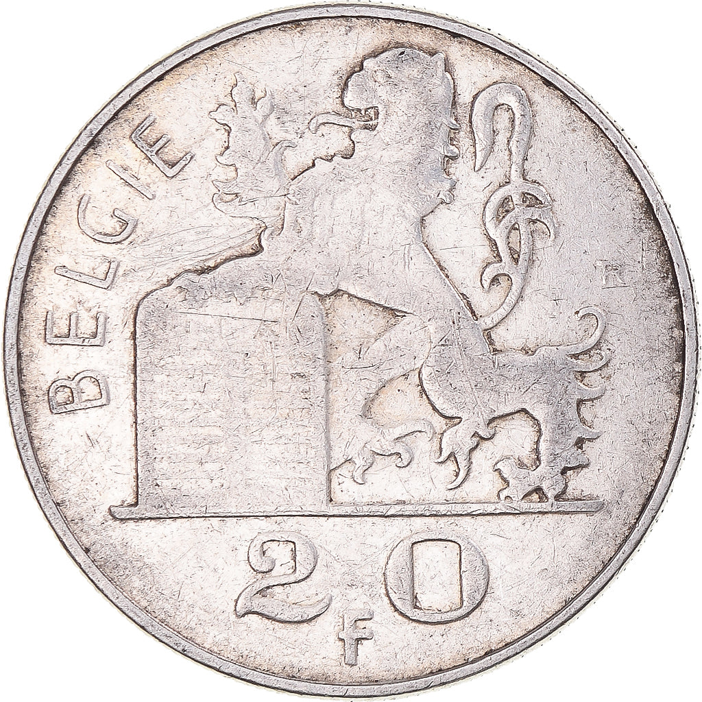 Coin, Belgium, Régence Prince Charles, 20 Francs, 20 Frank, 1951, Brussels