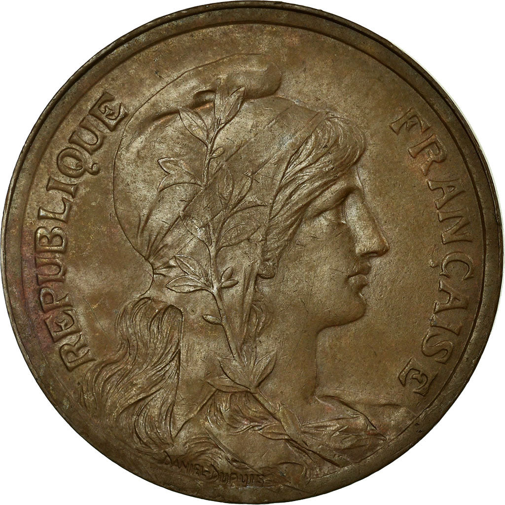 Coin, France, Dupuis, 10 Centimes, 1921, Paris, MS(60-62), Bronze, Gadoury:277