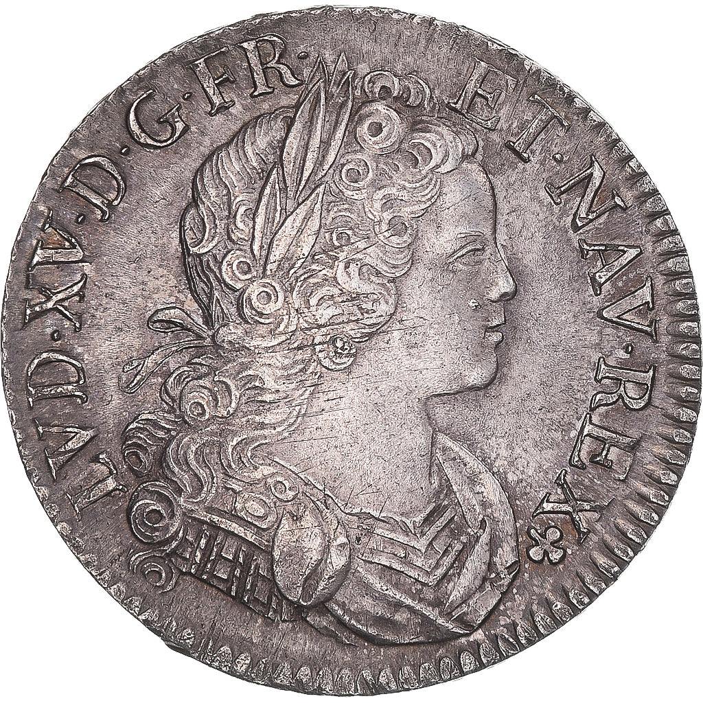 Monnaie, France, Louis XV, Écu de France-Navarre, 1719, Paris, SUP, Argent