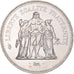 Coin, France, Hercule, 50 Francs, 1975, Paris, MS(60-62), Silver, KM:941.1