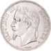 Moneta, Francia, Napoleon III, 5 Francs, 1867, Paris, BB+, Argento, KM:799.1