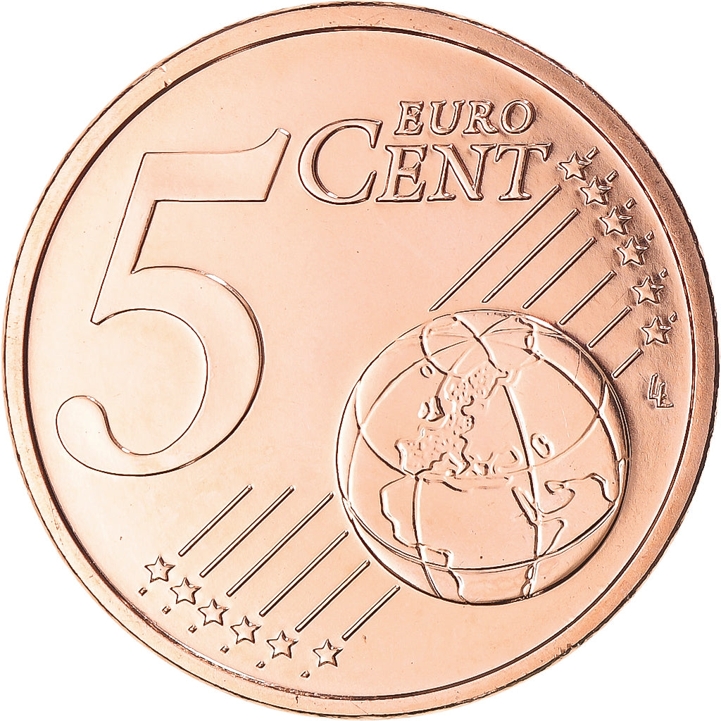 Frankreich, Monnaie de Paris, 5 Euro Cent, 2021, Pessac, BU, UNC, Acier plaqué