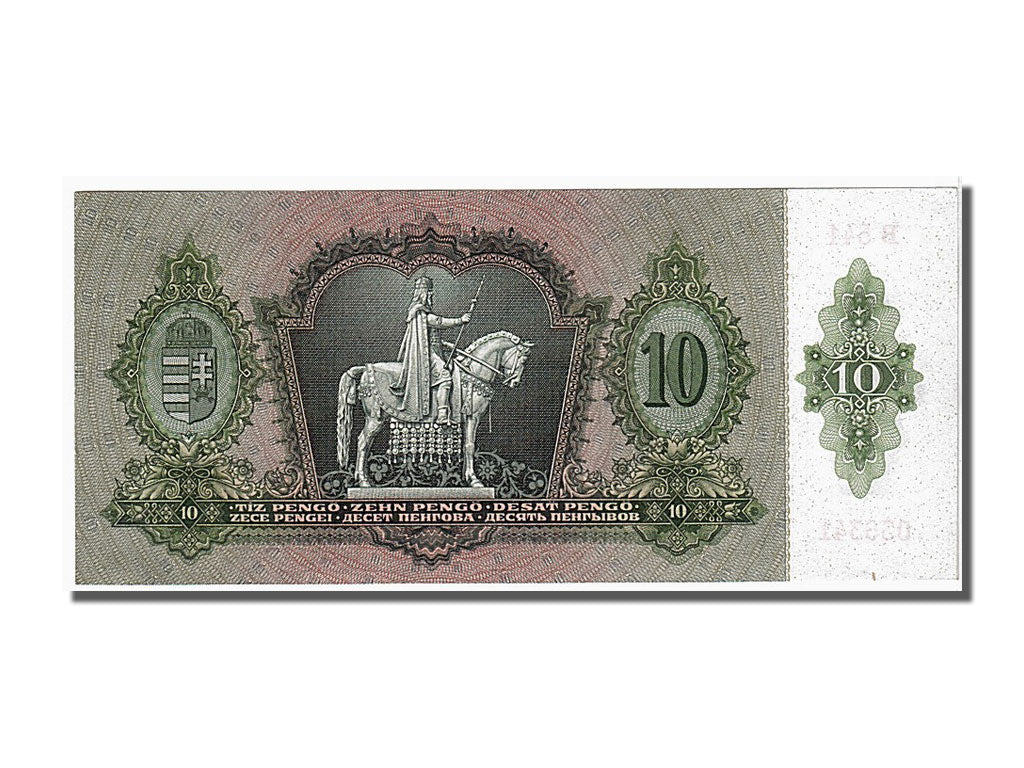 Banknote, Hungary, 10 Pengö, 1936, 1936-12-22, UNC(65-70)