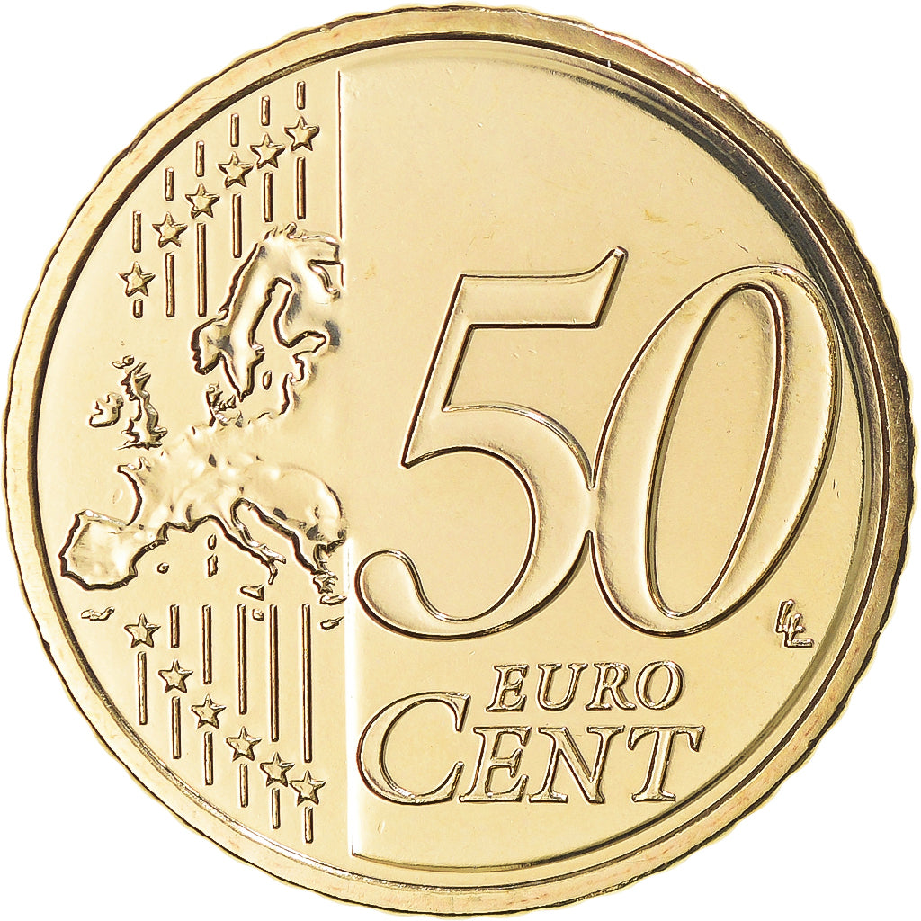 Francia, Monnaie de Paris, 50 Euro Cent, 2021, Pessac, BU, UNC, Acier plaqué