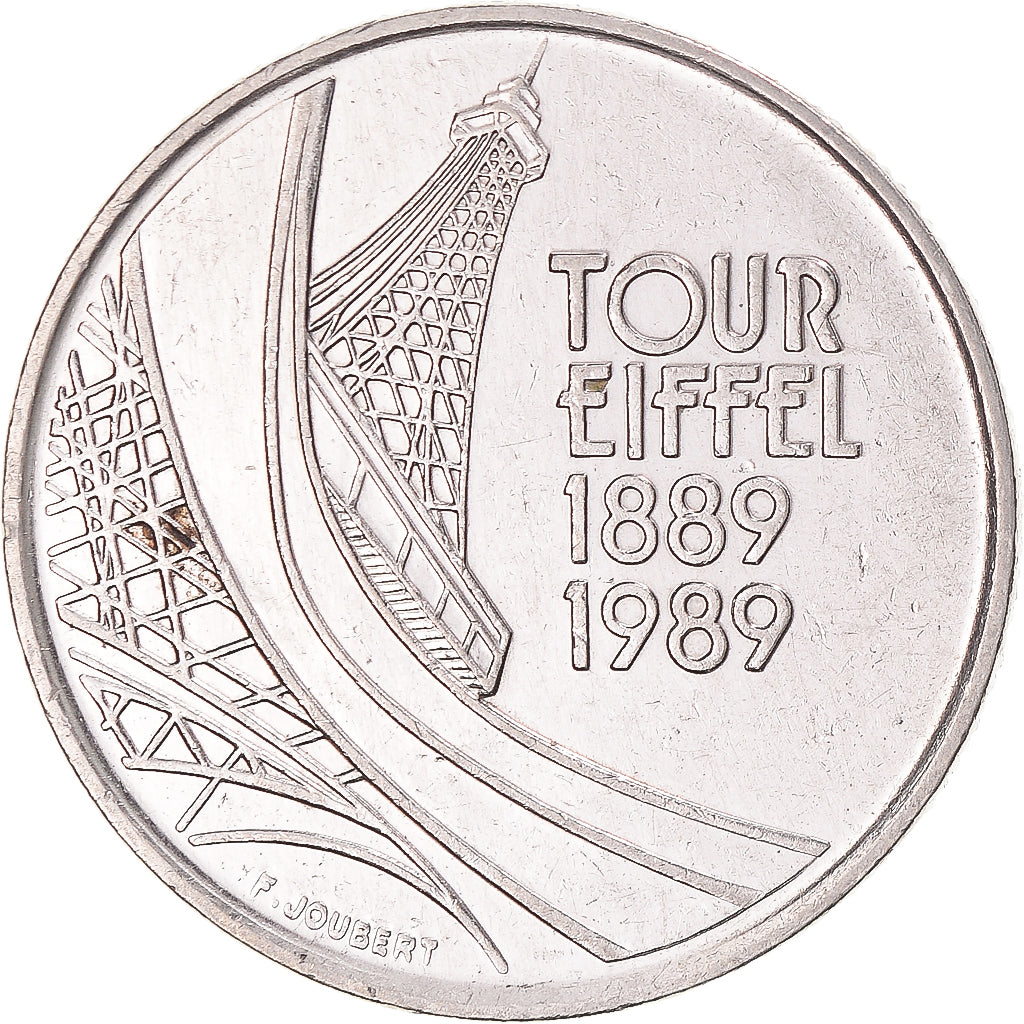 Monnaie, France, Tour Eiffel, 5 Francs, 1989, Paris, TTB, Nickel, Gadoury:772