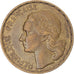 Moeda, França, Guiraud, 50 Francs, 1953, Paris, EF(40-45), Alumínio-Bronze