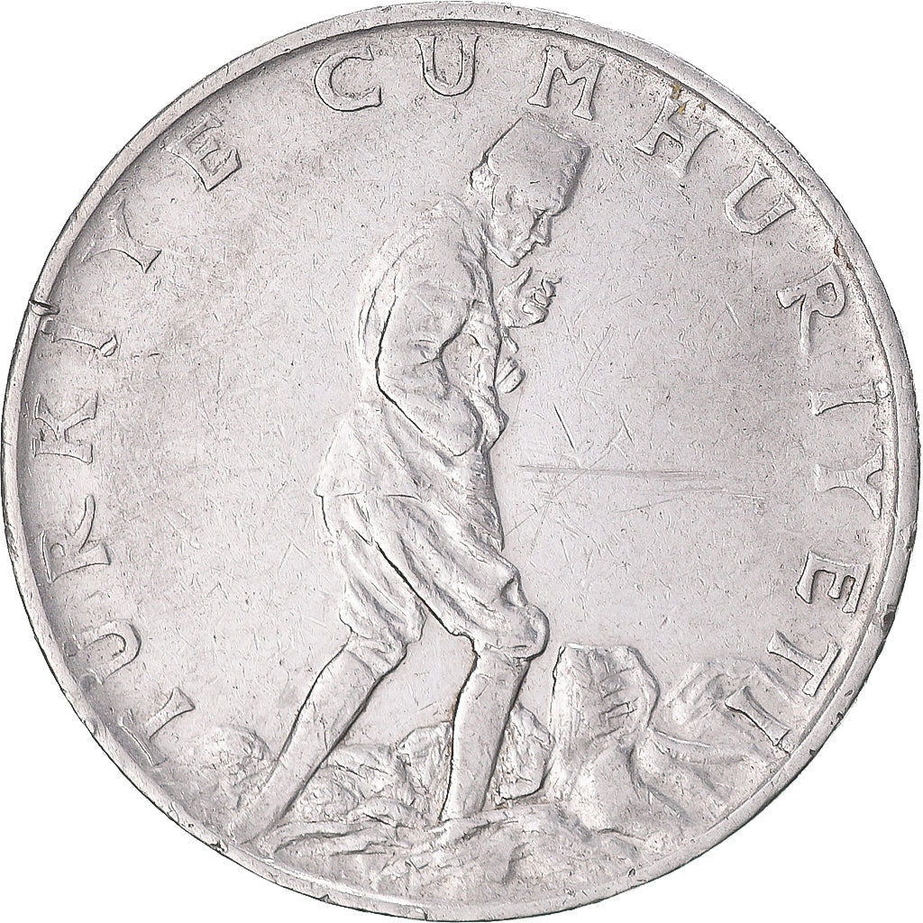Munten, Turkije, 2-1/2 Lira, 1971, ZF, Stainless Steel, KM:893.2