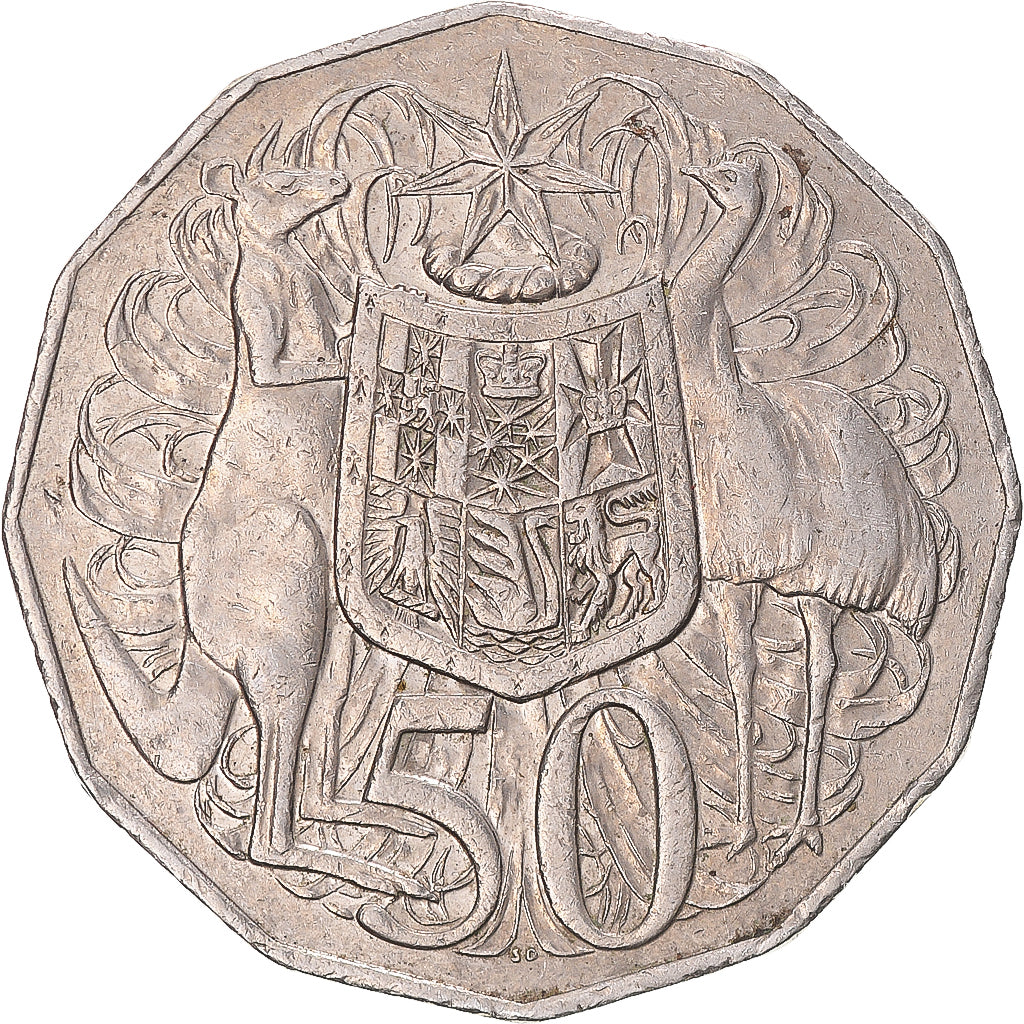 Moneda, Australia, Elizabeth II, 50 Cents, 2006, Royal Australian Mint, MBC