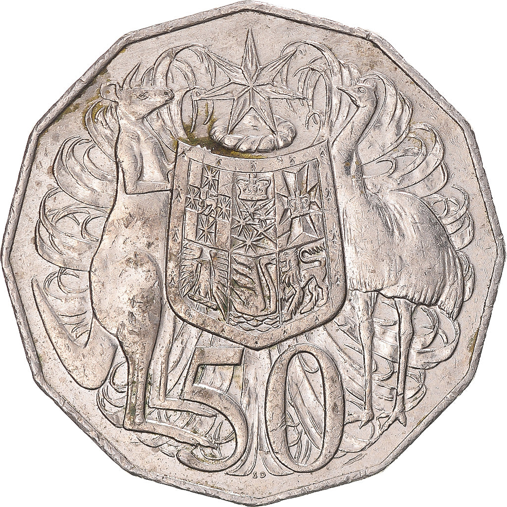 Moneta, Australia, Elizabeth II, 50 Cents, 2013, Royal Australian Mint