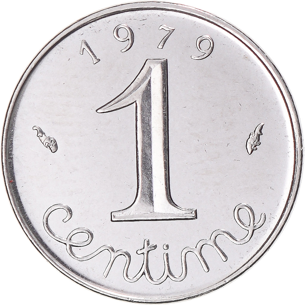 Coin, France, Épi, Centime, 1979, Paris, MS(65-70), Stainless Steel, KM:928