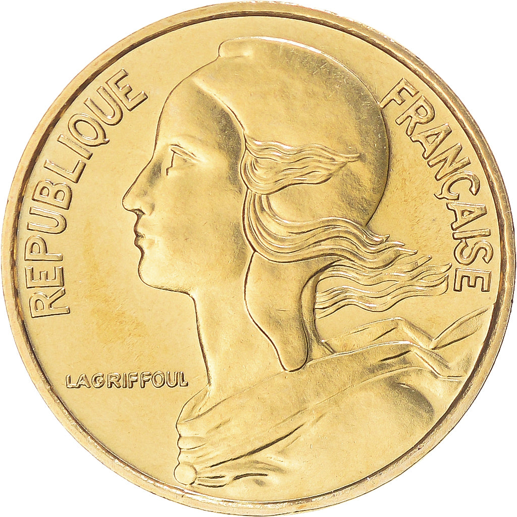 Moneda, Francia, Marianne, 5 Centimes, 1979, Paris, FDC, Aluminio - bronce
