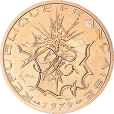 Moneta, Francia, Mathieu, 10 Francs, 1979, Paris, Tranche A, FDC, Nichel-ottone