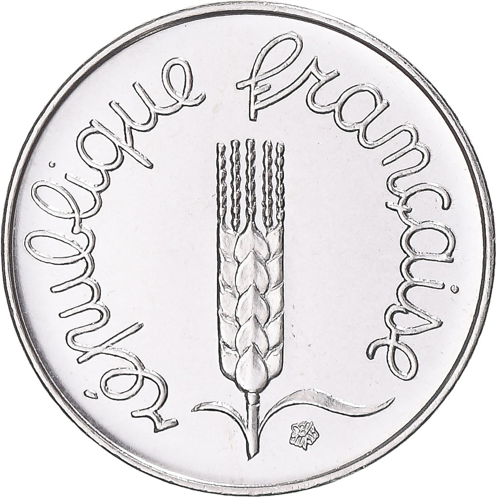 Coin, France, Épi, Centime, 1974, Paris, MS(65-70), Stainless Steel, KM:928