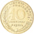 Moneda, Francia, Marianne, 10 Centimes, 1974, Paris, FDC, Aluminio - bronce