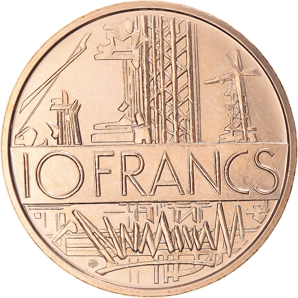 Coin, France, Mathieu, 10 Francs, 1974, Paris, Tranche B, MS(65-70)