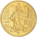 France, 10 Euro Cent, 1999, Paris, MS(65-70), Brass, Gadoury:4., KM:1285