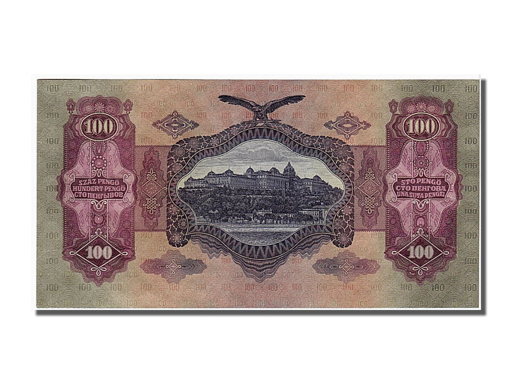 Hungary, 100 Pengö, 1930, KM #98, 1930-07-01, UNC(65-70), 015390