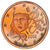 França, Euro Cent, 2002, Paris, Proof / BE, MS(65-70), Aço Cromado a Cobre