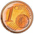 França, Euro Cent, 2002, Paris, Proof / BE, MS(65-70), Aço Cromado a Cobre