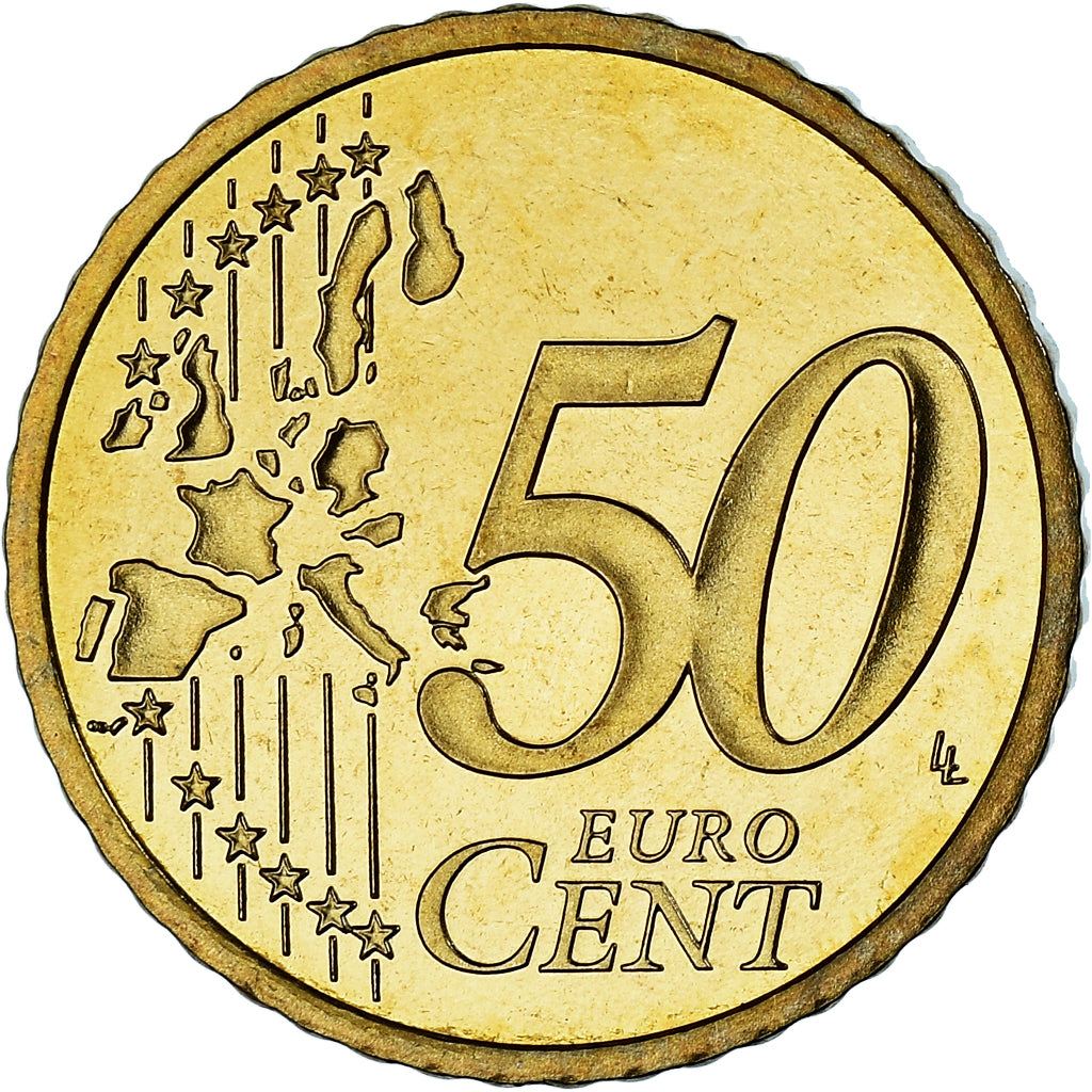 France, 50 Euro Cent, 2002, Paris, Proof / BE, FDC, Laiton, Gadoury:6., KM:1287