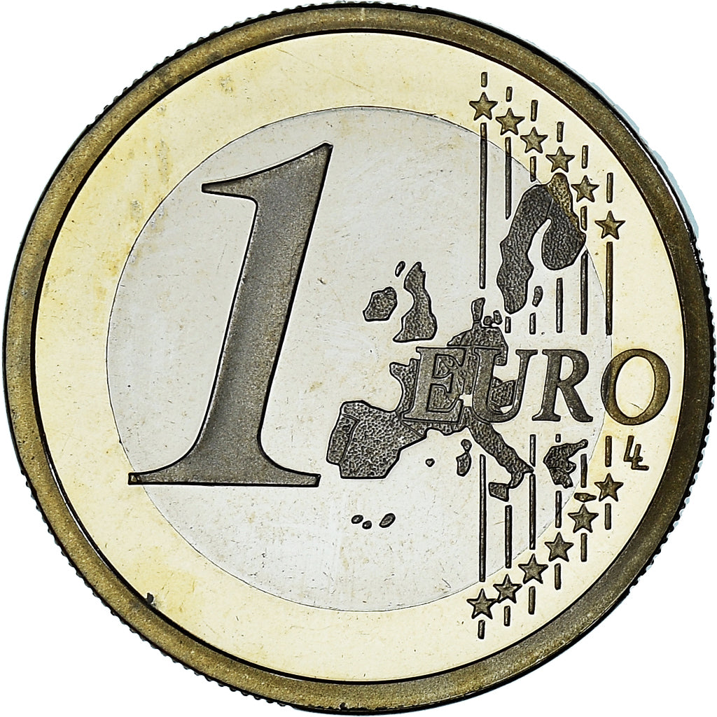 França, Euro, 2002, Paris, Proof / BE, MS(65-70), Bimetálico, Gadoury:7
