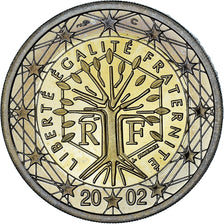 France, 2 Euro, 2002, Paris, Proof / BE, MS(65-70), Bi-Metallic, Gadoury:8.