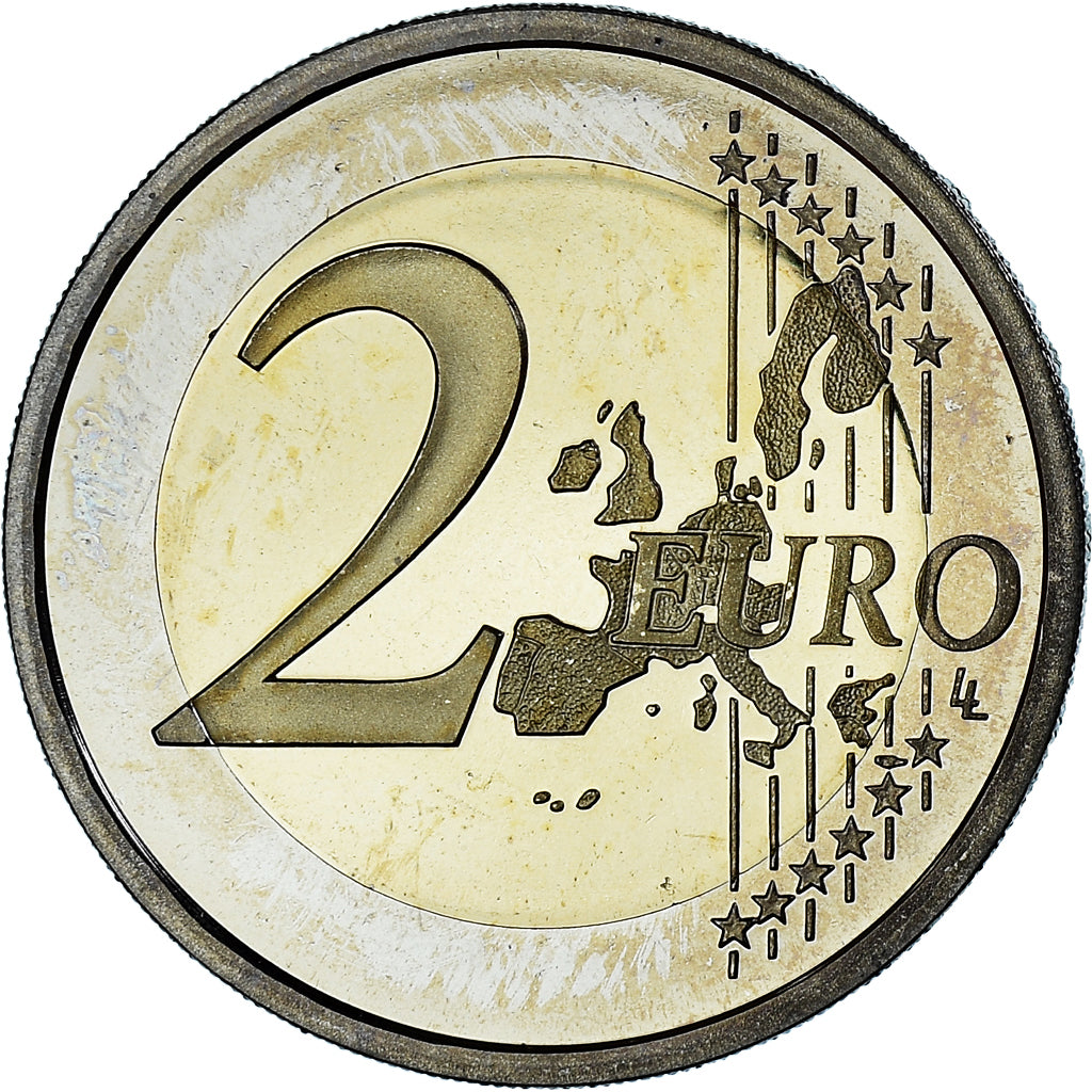 France, 2 Euro, 2002, Paris, Proof / BE, MS(65-70), Bi-Metallic, Gadoury:8.
