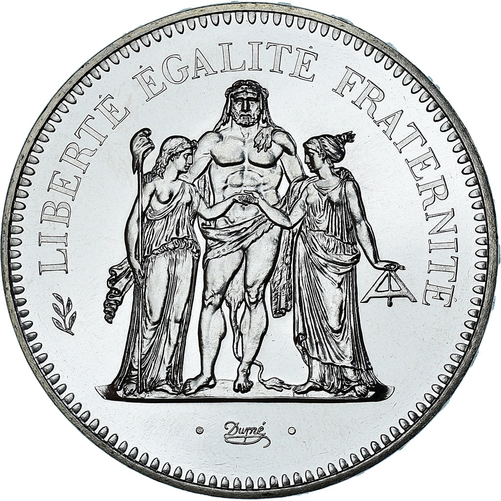 Coin, France, Hercule, 50 Francs, 1979, Paris, série FDC, MS(65-70), Silver