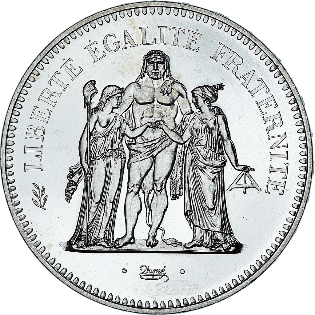 Monnaie, France, Hercule, 50 Francs, 1974, Paris, série FDC, FDC, Argent