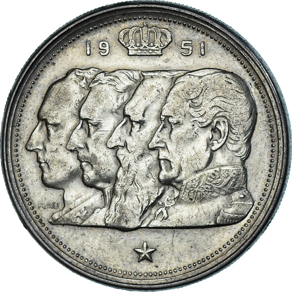 Monnaie, Belgique, Régence Prince Charles, 100 Francs, 100 Frank, 1951