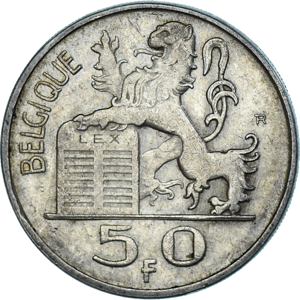 Coin, Belgium, Régence Prince Charles, 50 Francs, 50 Frank, 1949, Brussels