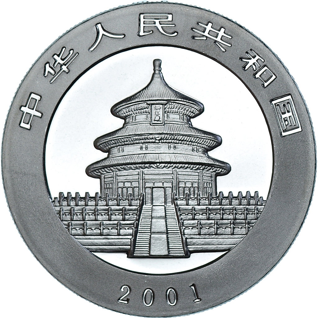 Coin, CHINA, PEOPLE'S REPUBLIC, Panda, 10 Yüan, 2001, Bullion, MS(65-70)