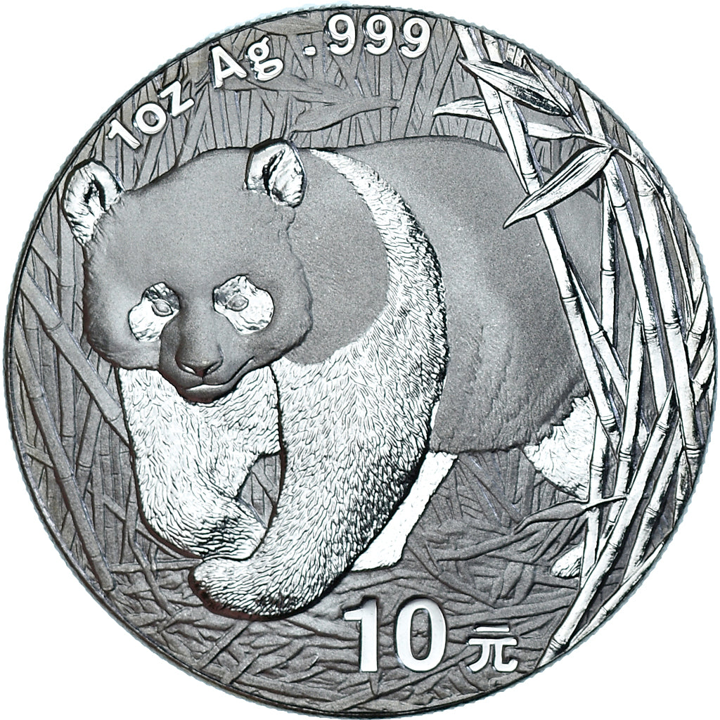 Coin, CHINA, PEOPLE'S REPUBLIC, Panda, 10 Yüan, 2001, Bullion, MS(65-70)