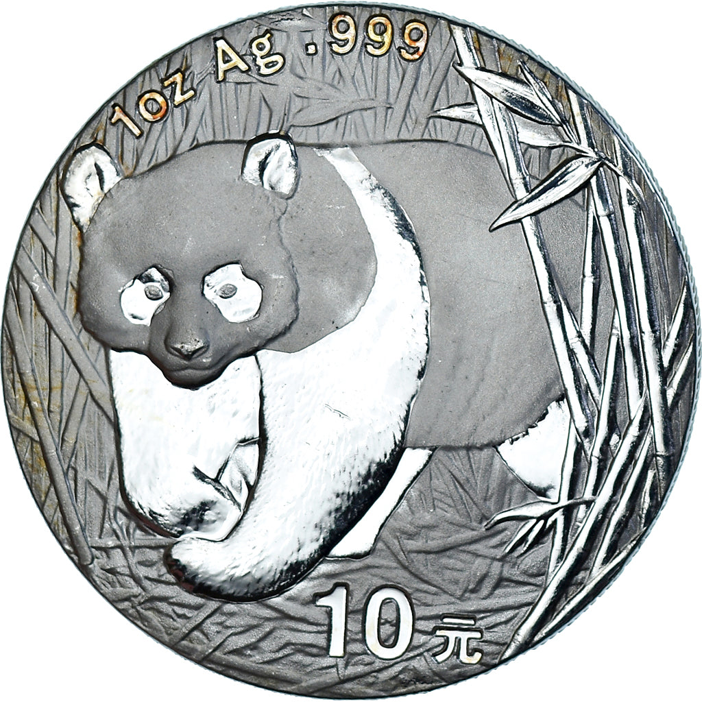 Monnaie, République populaire de Chine, Panda, 10 Yüan, 2002, Bullion, FDC