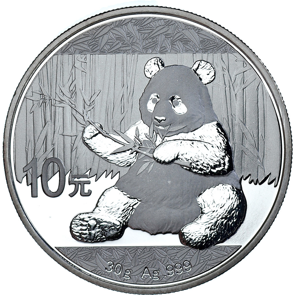Monnaie, République populaire de Chine, Panda, 10 Yüan, 2017, Bullion, FDC