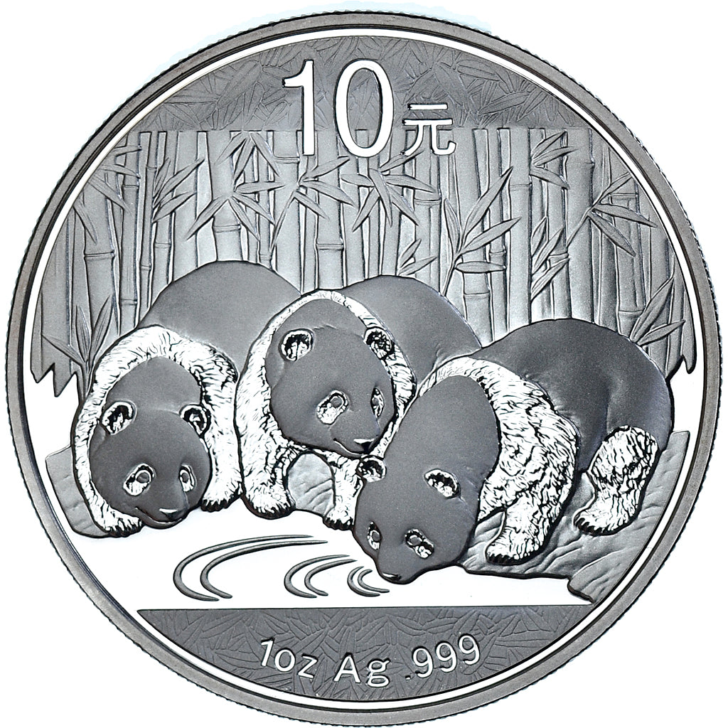 Monnaie, République populaire de Chine, Panda, 10 Yüan, 2013, Bullion, FDC