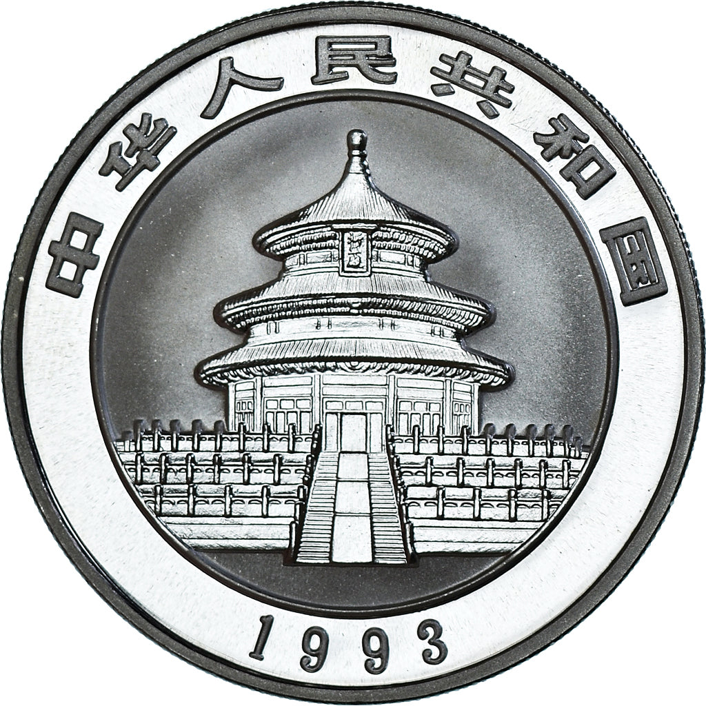 Coin, CHINA, PEOPLE'S REPUBLIC, Panda, 10 Yüan, 1993, Bullion, MS(65-70)