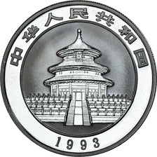 Coin, CHINA, PEOPLE'S REPUBLIC, Panda, 10 Yüan, 1993, Bullion, MS(65-70)
