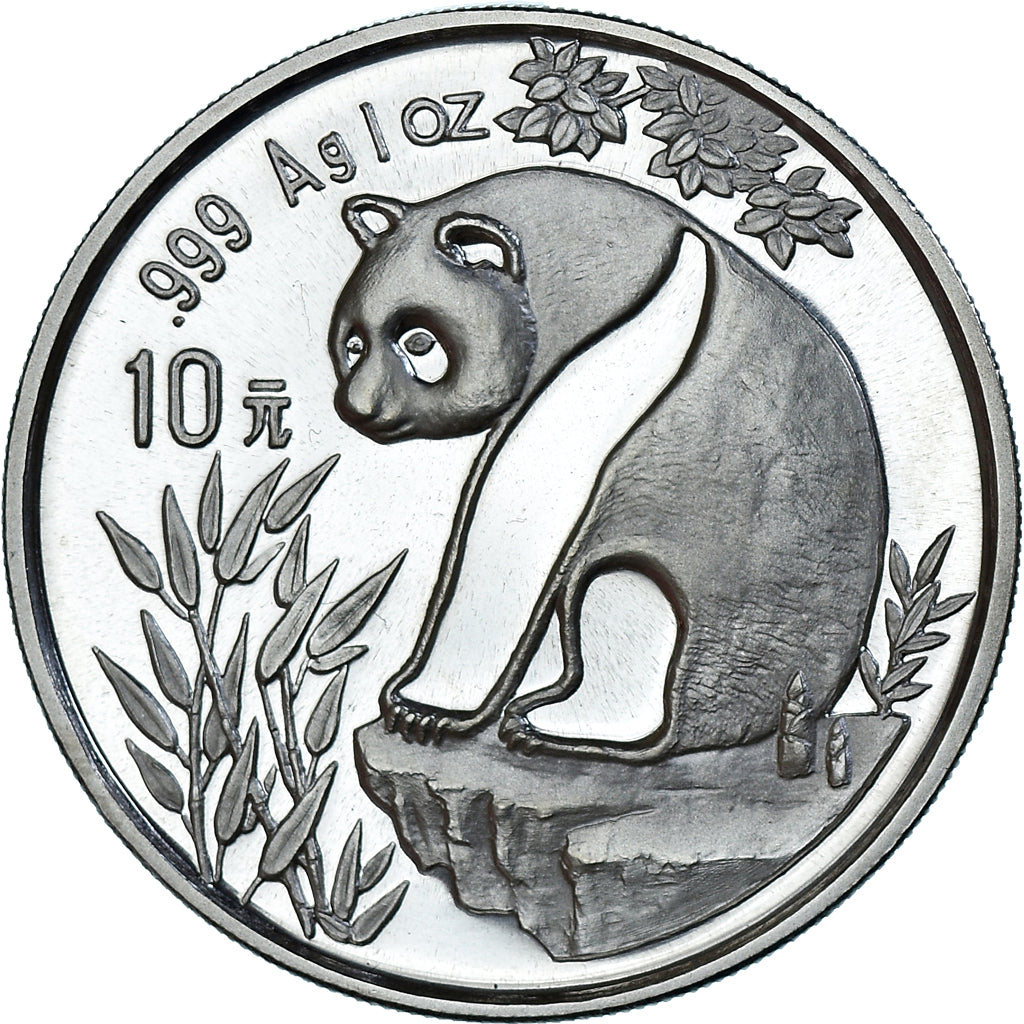 Coin, CHINA, PEOPLE'S REPUBLIC, Panda, 10 Yüan, 1993, Bullion, MS(65-70)