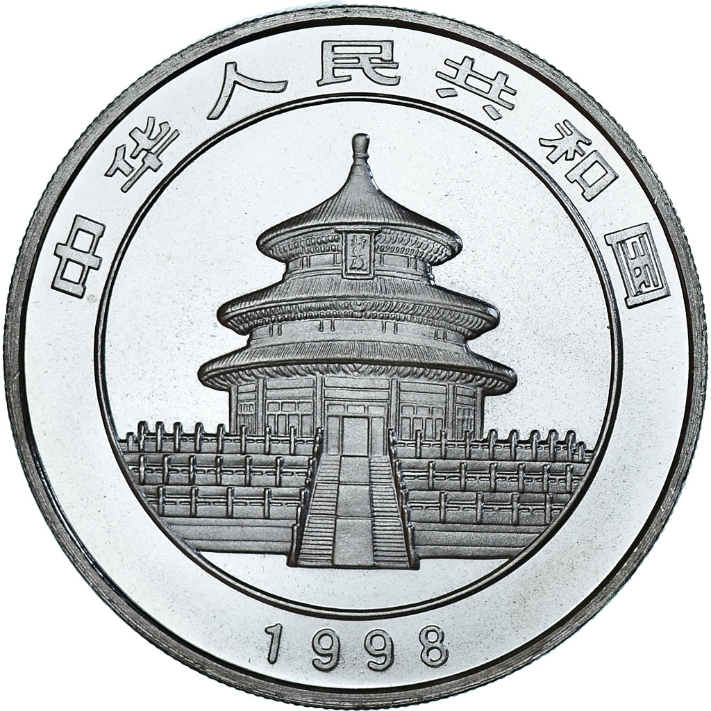 Coin, CHINA, PEOPLE'S REPUBLIC, Panda, 10 Yüan, 1998, Bullion, MS(65-70)