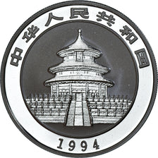 Moneta, CINA, REPUBBLICA POPOLARE, Panda, 10 Yüan, 1994, Bullion, FDC, Argento
