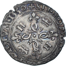 Munten, Frankrijk, Henri II, Douzain aux croissants, 1550, Toulouse, ZF, Billon