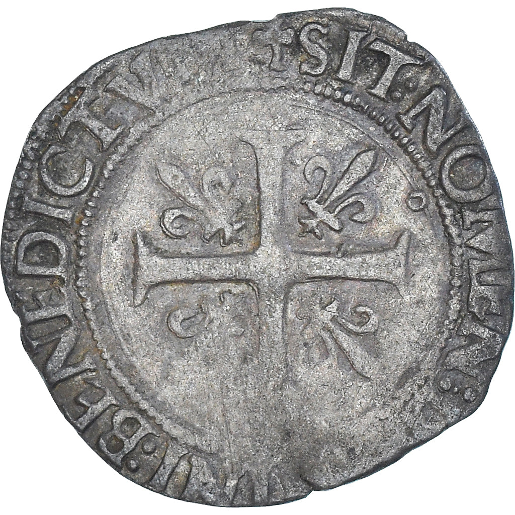 Moneta, Francia, François Ier, Dizain Franciscain, 1515-1547, Toulouse, MB+