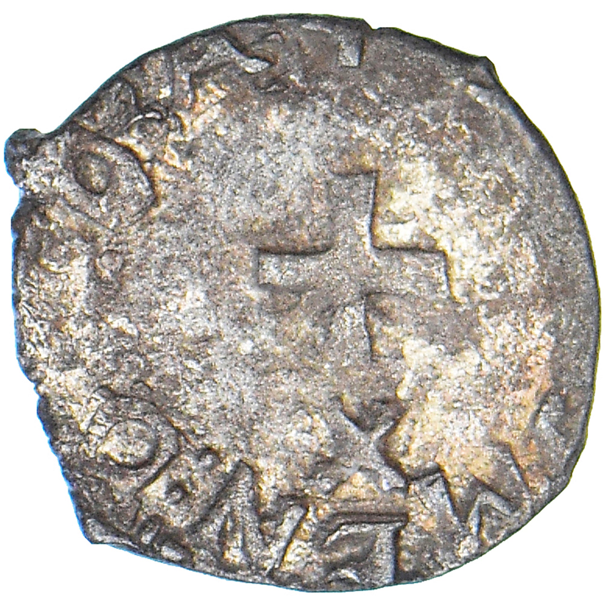Moneda, Francia, François Ier, liard à l'F et à la croisette, 1541-1547
