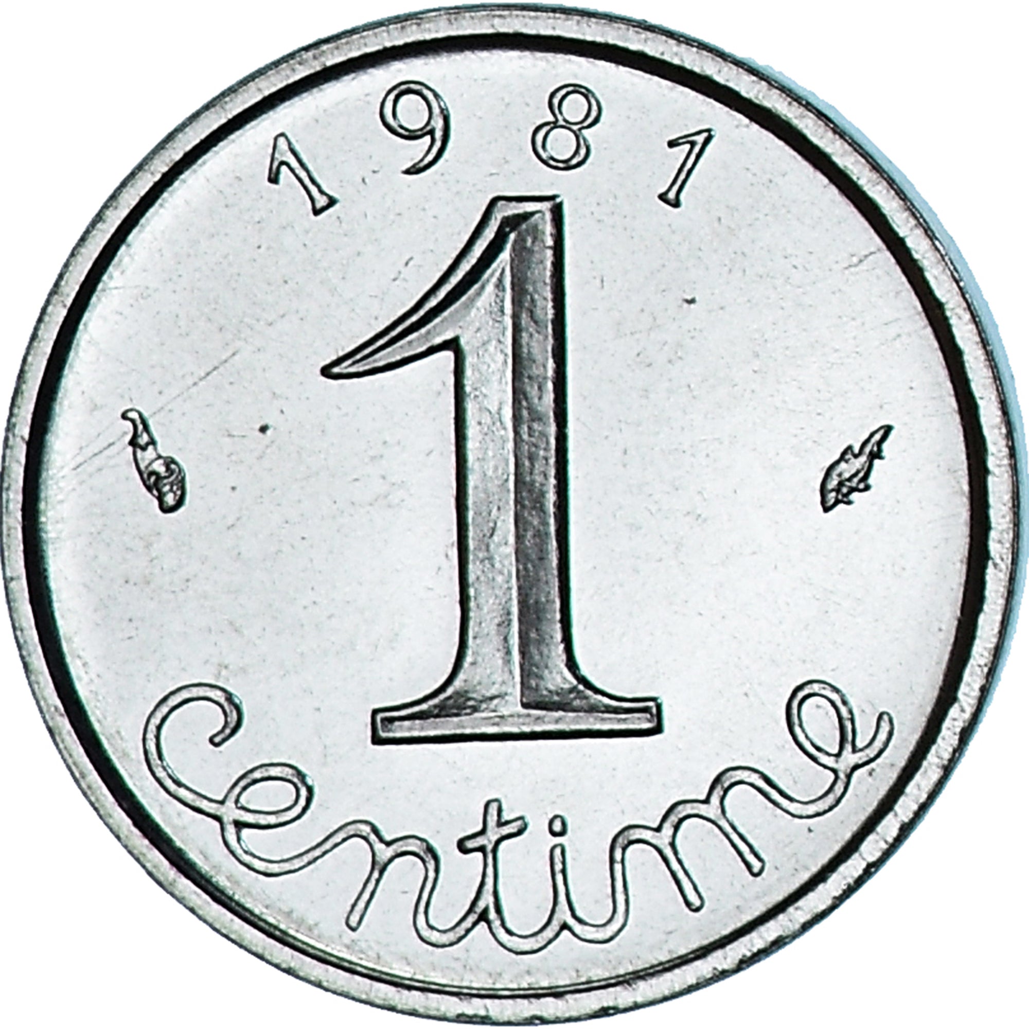 Moneda, Francia, Épi, Centime, 1981, Paris, série FDC, FDC, Acero inoxidable