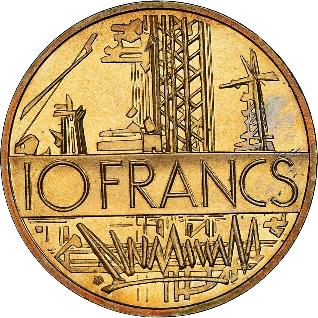Coin, France, Mathieu, 10 Francs, 1981, Paris, série FDC, Tranche B, MS(65-70)