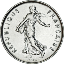 Coin, France, Semeuse, 5 Francs, 1982, Paris, série FDC, MS(65-70), Nickel Clad