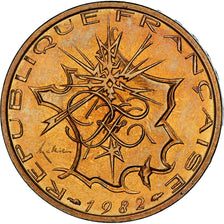 Coin, France, Mathieu, 10 Francs, 1982, Paris, série FDC, Tranche B, MS(65-70)