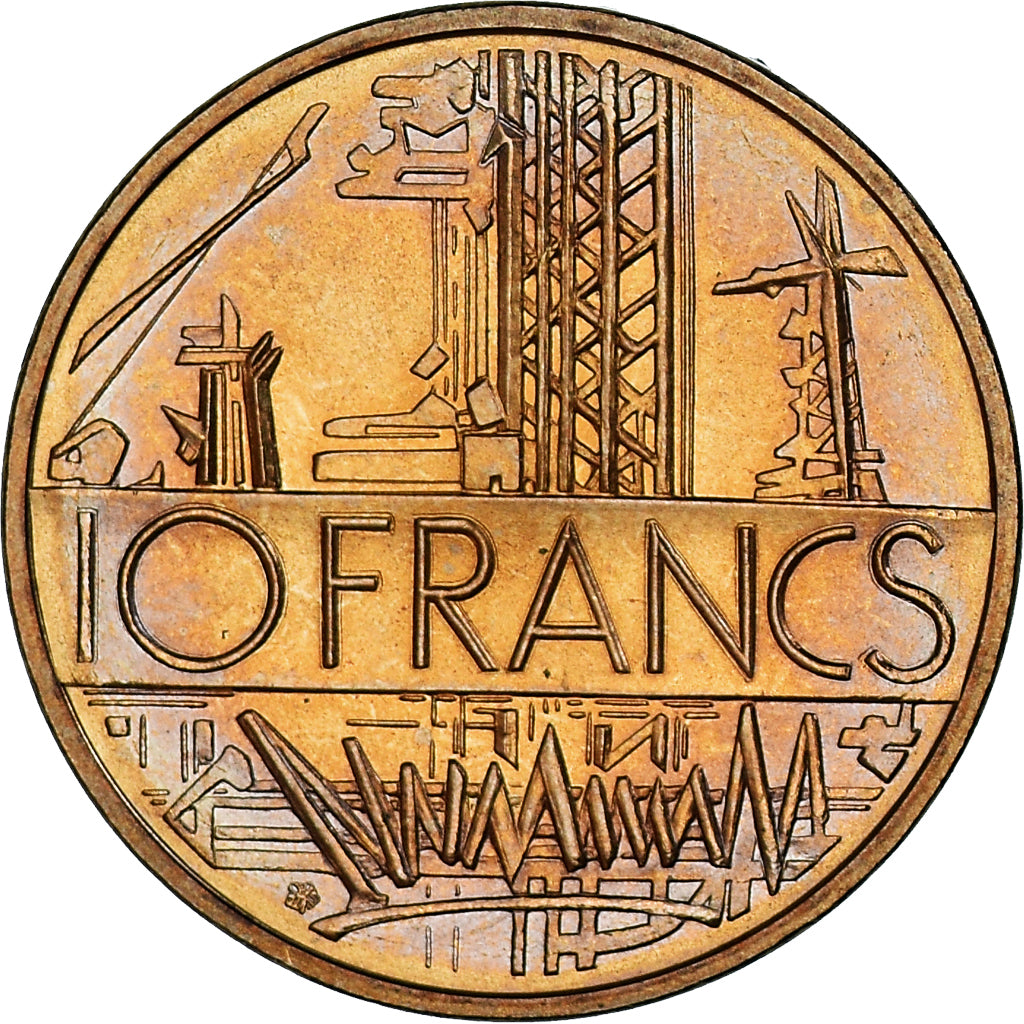 Coin, France, Mathieu, 10 Francs, 1982, Paris, série FDC, Tranche B, MS(65-70)