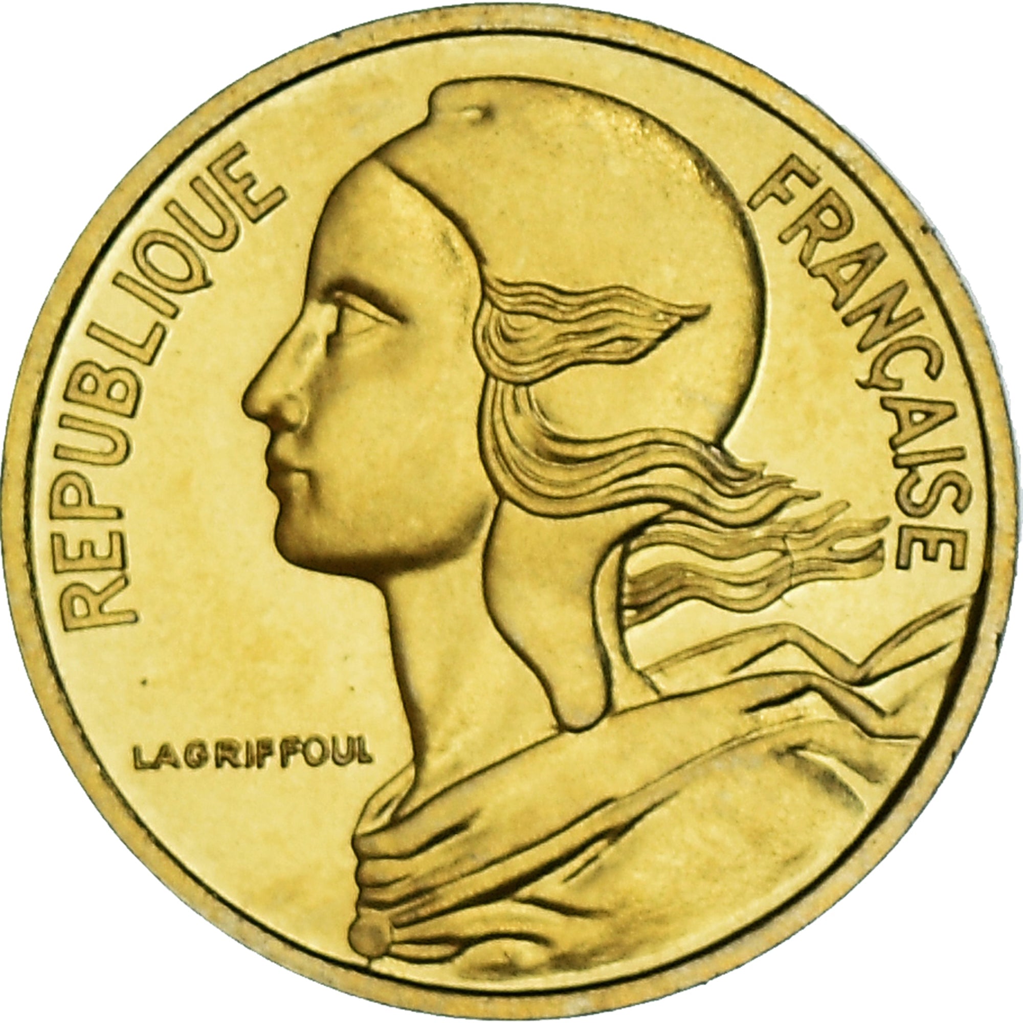 Munten, Frankrijk, Marianne, 5 Centimes, 1978, Paris, série FDC, FDC